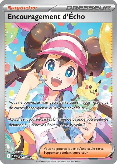 Encouragement d'Écho (POR 123/088) - ME03 Équilibre Parfait - Carte Pokémon