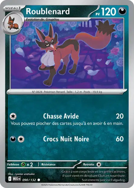 Roublenard (MEG 090/132) - Méga-Évolutions - Carte Pokémon ME01
