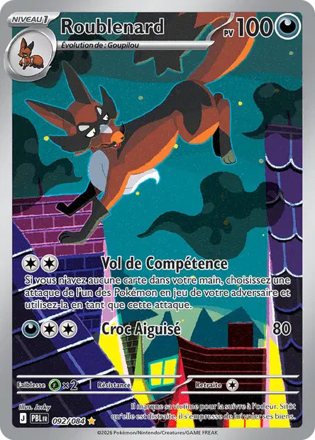 Pokémon - ME05 Nuit Noire - Roublenard (PBL 092/084)