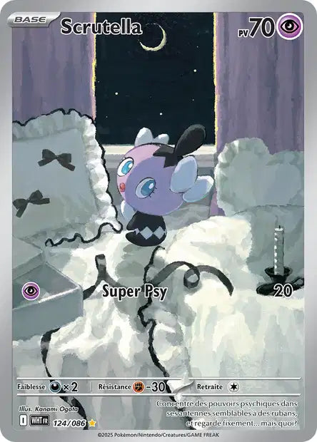Scrutella (WHT 124/086) - Flamme Blanche - Carte Pokémon EV10.5