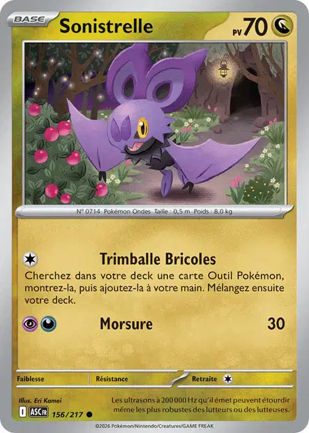 Sonistrelle (ASC 156/217) - ME02.5 Héros Transcendants - Carte Pokémon - DracauGames