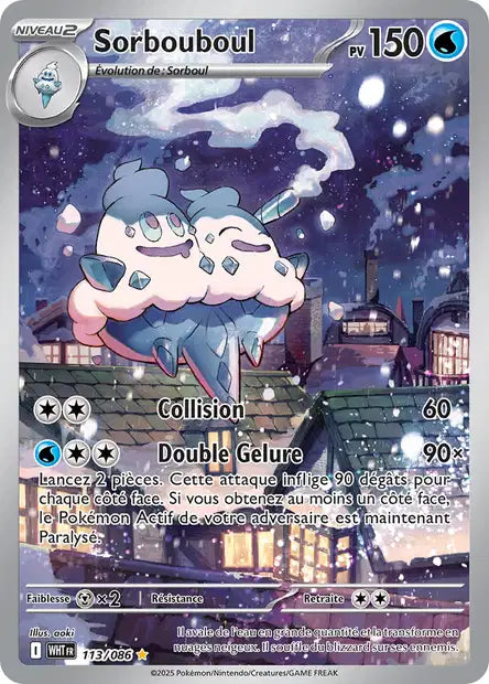 Sorbouboul (WHT 113/086) - Flamme Blanche - Carte Pokémon EV10.5