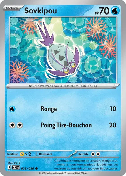 Sovkipou (CRI 025/086) - ME04 Chaos Ascendant - Carte Pokémon - DracauGames