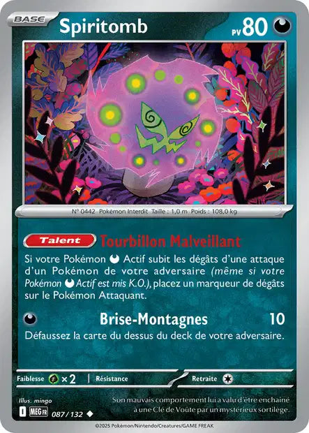 Spiritomb (MEG 087/132) - Méga-Évolutions - Carte Pokémon ME01