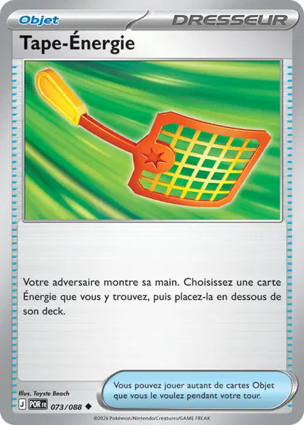 Tape-Énergie (POR 073/088) - ME03 Équilibre Parfait - Carte Pokémon