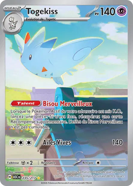 Togekiss (ASC 235/217) - ME02.5 Héros Transcendants - Carte Pokémon