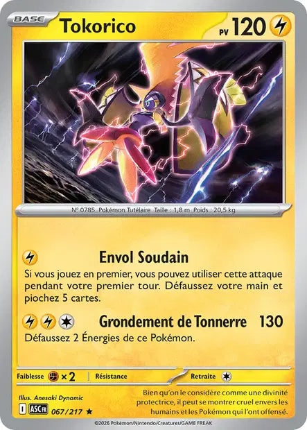 Tokorico (ASC 067/217) - ME02.5 Héros Transcendants - Carte Pokémon