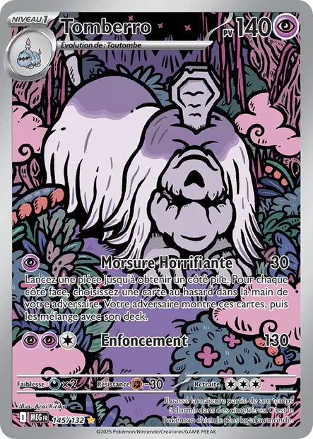 Tomberro (MEG 145/132) - Méga-Évolutions - Carte Pokémon ME01