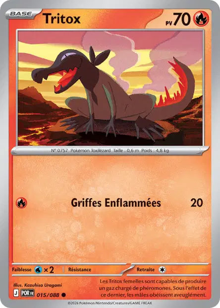 Tritox (POR 015/088) - ME03 Équilibre Parfait - Carte Pokémon