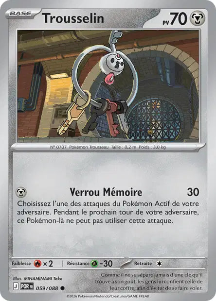 Trousselin (POR 059/088) - ME03 Équilibre Parfait - Carte Pokémon