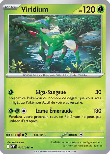 Viridium (WHT 010/086) - Flamme Blanche - Carte Pokémon EV10.5