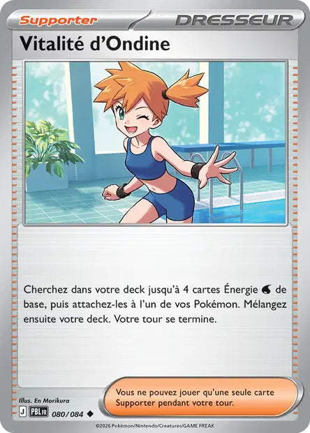 Pokémon - ME05 Nuit Noire - Vitalité d'Ondine (PBL 080/084)