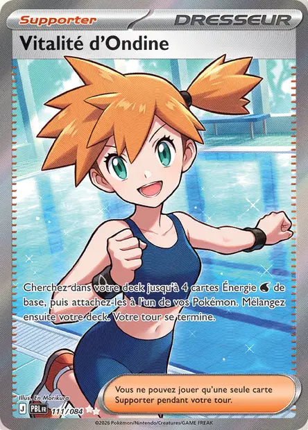 Pokémon - ME05 Nuit Noire - Vitalité d'Ondine (PBL 111/084)