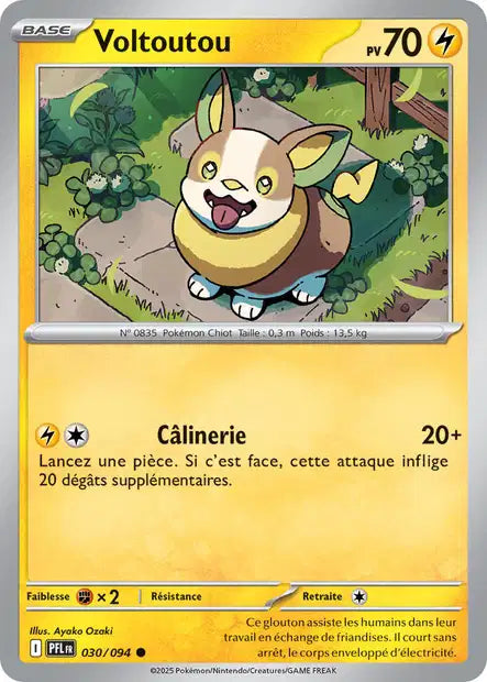 Voltoutou (PFL 030/094) - ME02 Flammes Fantasmagoriques - Carte Pokémon