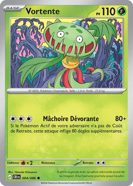 Vortente (CRI 004/086) - ME04 Chaos Ascendant - Carte Pokémon - DracauGames