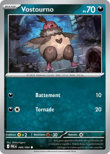 Pokémon - ME05 Nuit Noire - Vostourno (PBL 049/084)