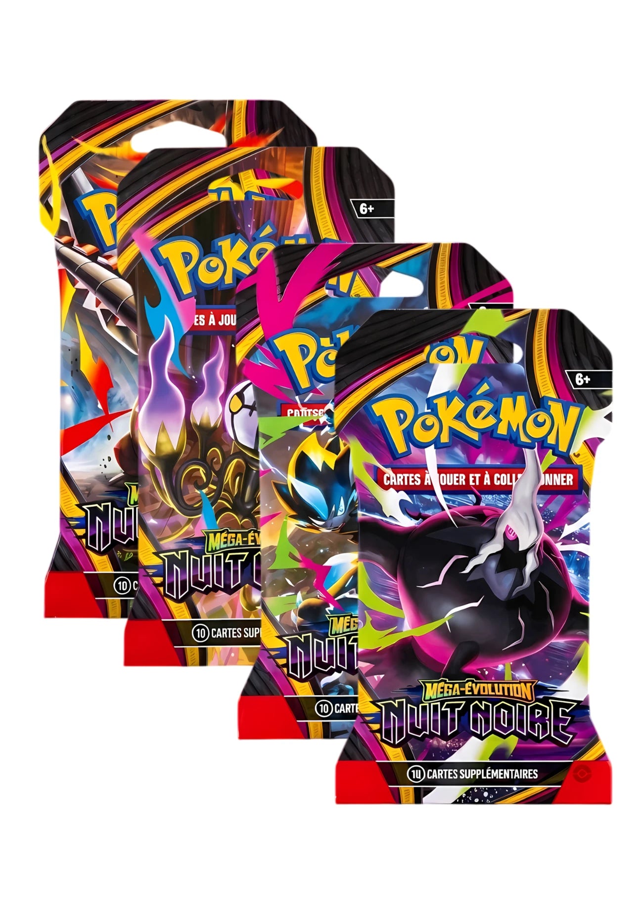 [PRÉCOMMANDE 17/07/2026] Pokémon - ArtSet de 4 Boosters Blister ME05 - Méga-Évolutions : Nuit Noire