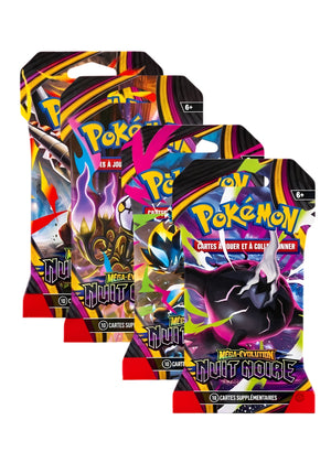 [PRÉCOMMANDE 17/07/2026] Pokémon - ArtSet de 4 Boosters Blister ME05 - Méga-Évolutions : Nuit Noire