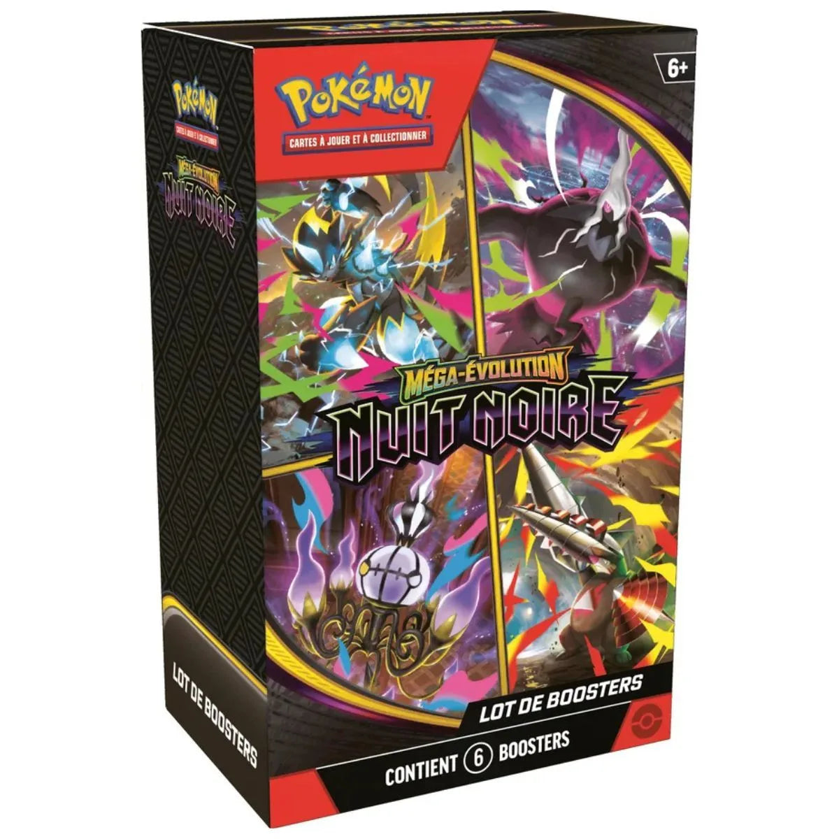 [PRÉCOMMANDE 17/07/2026] Pokémon - Bundle de 6 Boosters ME05 : Nuit Noire