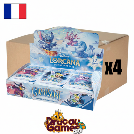 Carton 4 displays Lorcana - logo DracauGames HD