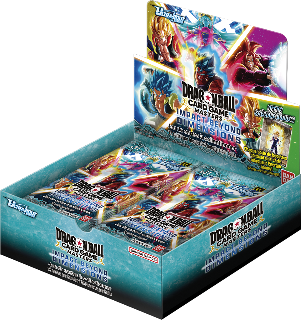Dragon Ball Super Masters - Display de 24 boosters B31 : Impact Beyond Dimensions