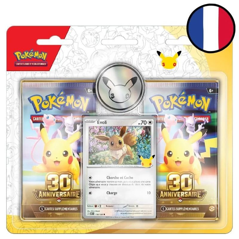[PRÉCO 16/09/2026] Pokémon - Duopack 30ᵉ Anniversaire ME05.5 : Évoli