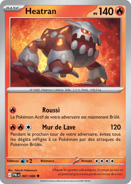 Pokémon - ME05 Nuit Noire - Heatran (PBL 007/084)