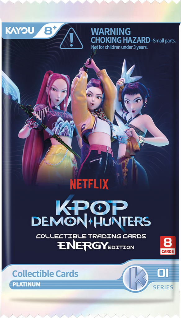 [KAYOU] K-POP Demon Hunters CCG - Booster de 8 cartes : Energy Edition 01