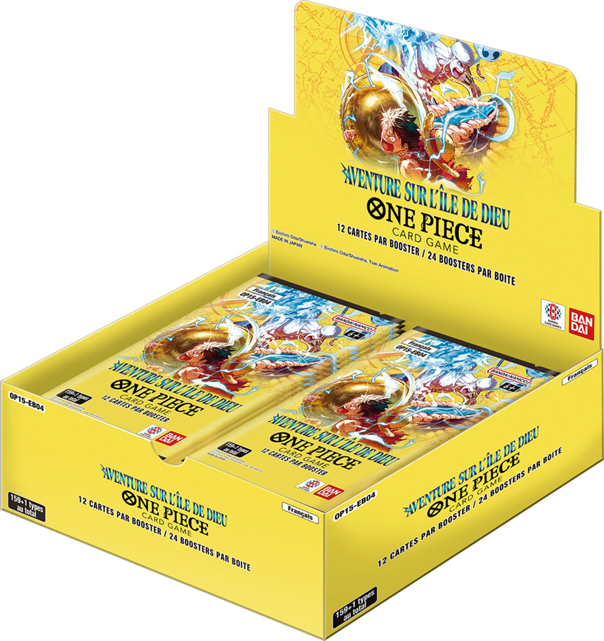 [FR] One Piece - Display 24 Boosters OP15-EB04 : Aventure sur l’île de Dieu