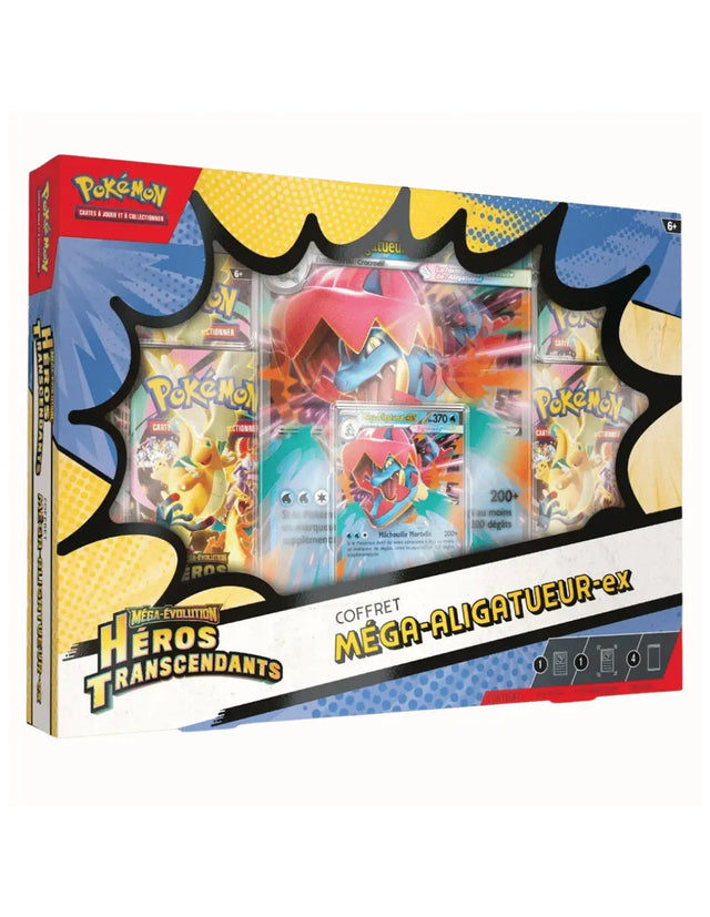 [24/04/2026] Pokémon - Coffret ME02.5 Héros Transcendants : Méga-Aligatueur-ex - DracauGames