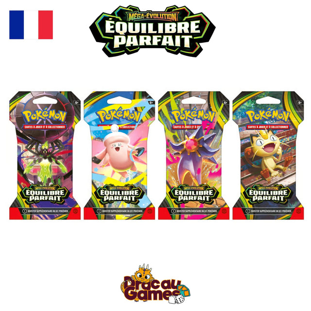 [27-03-2026] Pokémon - Art Set de 4 Boosters Blister ME03 - Méga-Évolutions : Équilibre Parfait - DracauGames