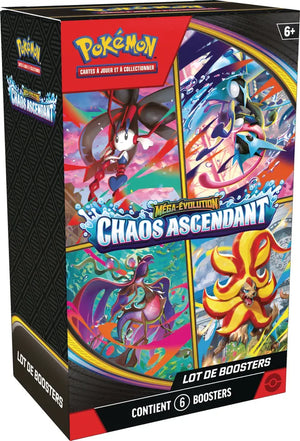 [Précommande 22/05/2026] Pokémon - Bundle de 6 Boosters ME04 : Chaos Ascendant - DracauGames
