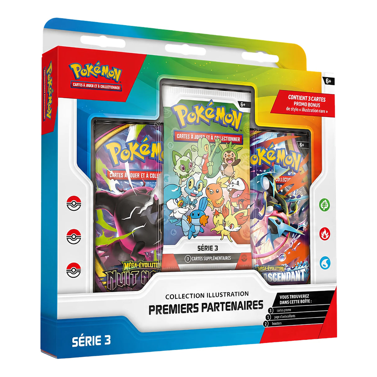 [PRÉCOMMANDE 07/08/2026] Pokémon - Coffret Collection Illustration : Premiers Partenaires - Série 3