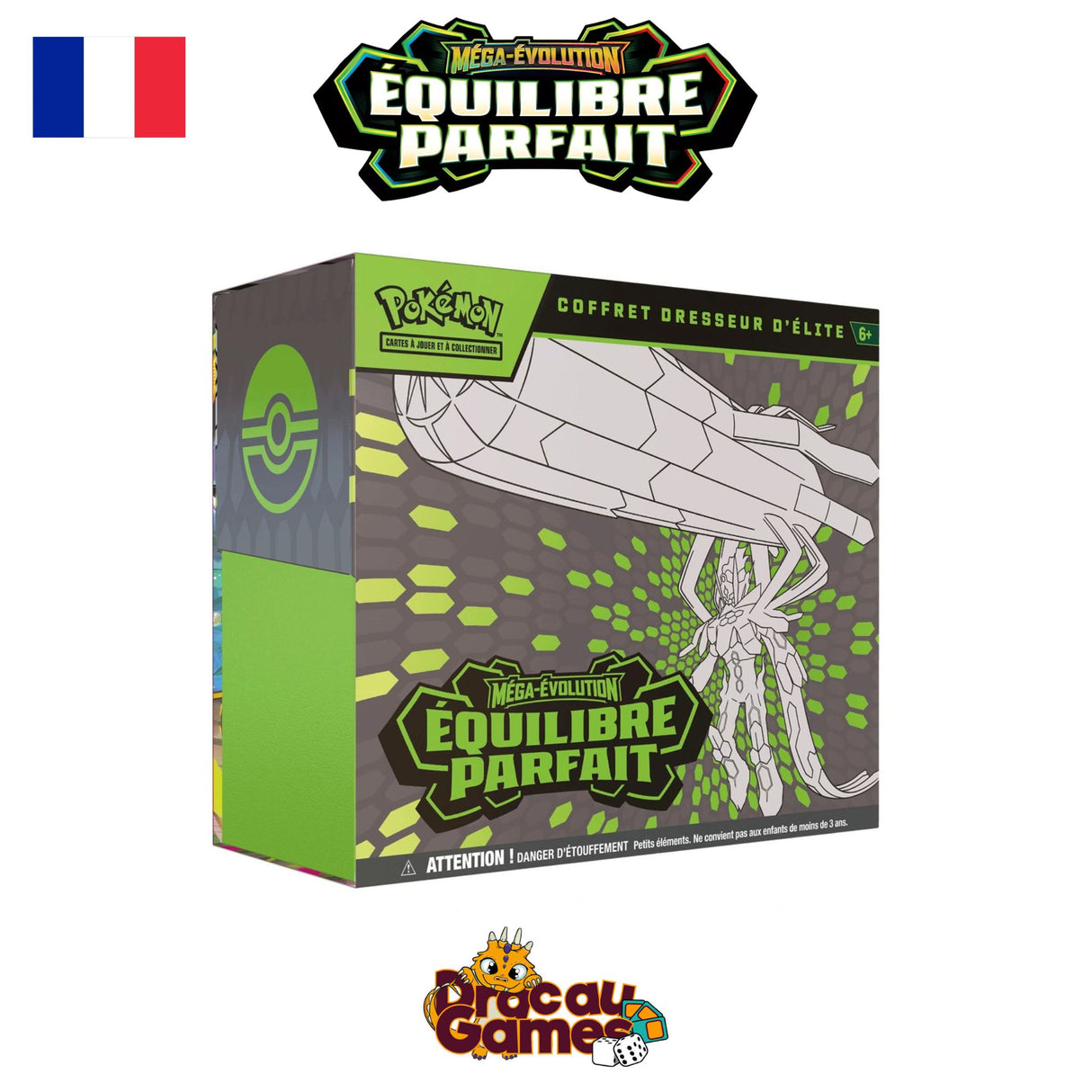 [27-03-2026] Pokémon - ETB Coffret Dresseur d'Élite ME03 Équilibre Parfait : Méga-Zygarde Ex - DracauGames
