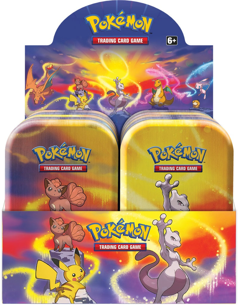 Pokémon - Display de 10 Mini Tins Pouvoir de Kanto 2019 (Reprint 2025)