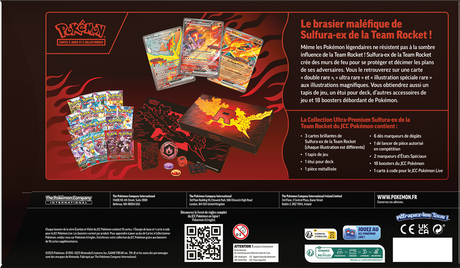 [PRÉCO 19/12/2025] Pokémon - Coffret Collection Ultra-Premium UPC Sulfura EX de la Team Rocket (Décembre 2025) - DracauGames