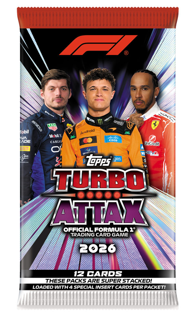Topps - Booster de 12 cartes F1 Turbo Attax 2026/27