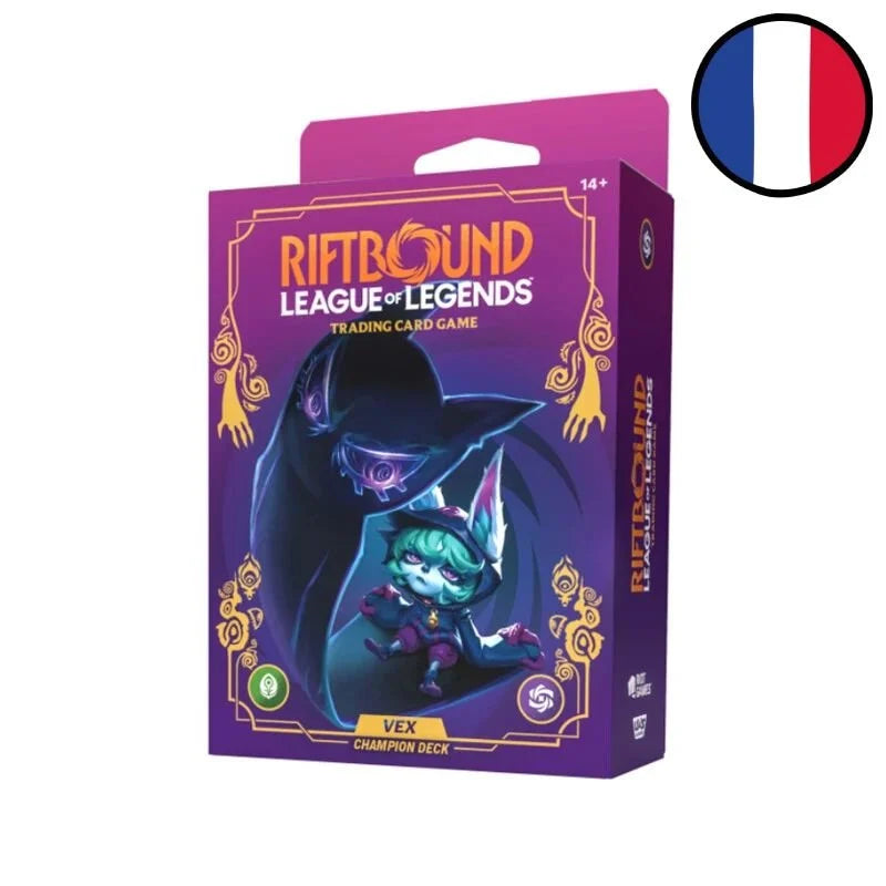 Riftbound TCG | League Of Legends - Deck de Champion Set 3 Déchainement : Vex [FRANCAIS]