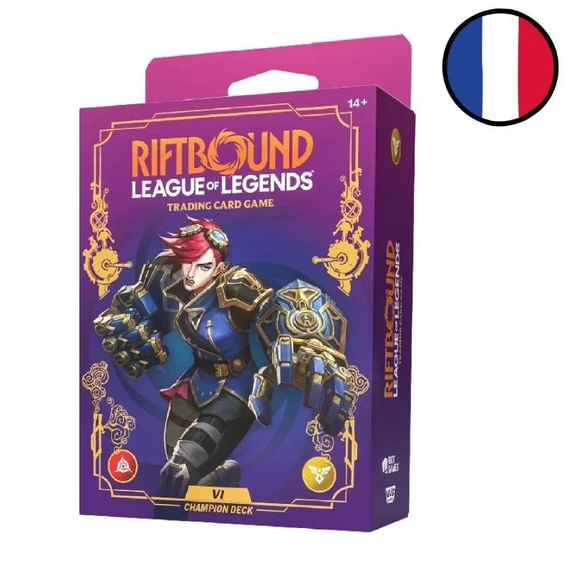 Riftbound TCG | League Of Legends - Deck de Champion Set 3 Déchainement : Vi [FRANCAIS]