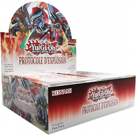 Yu-Gi-Oh! Display de 24 Boosters : Protocole d’Explosion - DracauGames