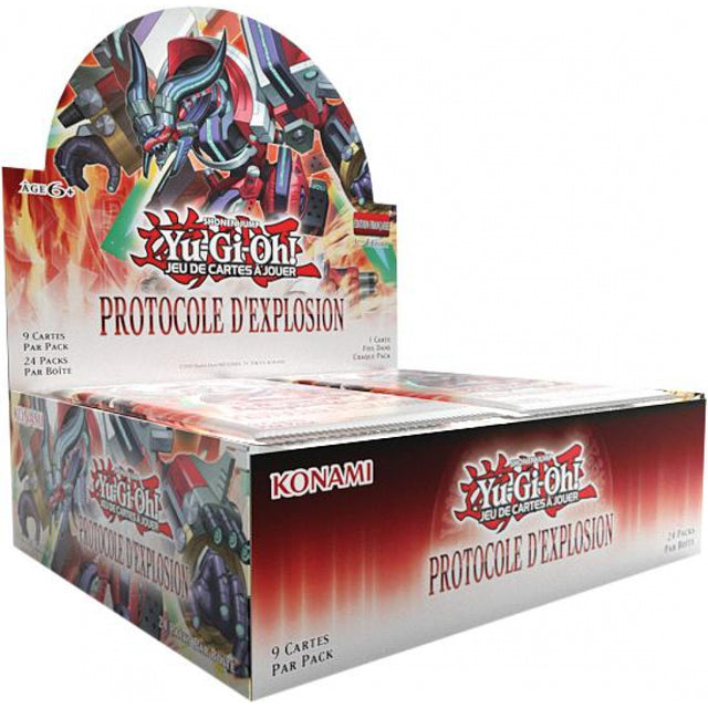 Yu-Gi-Oh! Display de 24 Boosters : Protocole d’Explosion - DracauGames